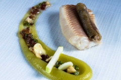 La Bouitte Restaurant René  Maxime Meilleur Omble chevalier puree de Granny Smith