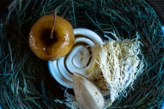 La Bouitte Restaurant René  Maxime Meilleur Pomme rotie, sorbet au foin