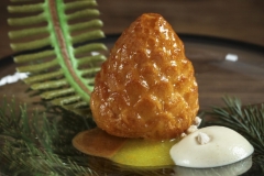 La Bouitte Restaurant René  Maxime Meilleur   pomme de pins 3 © M. Cellard