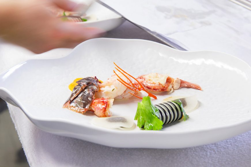 Chef Gerges Blanc - Langoustine @ M-L LUCA