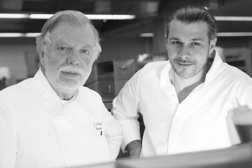 Restaurant L’Oustau de Baumanière Jean Andre Charial et Glenn Viel