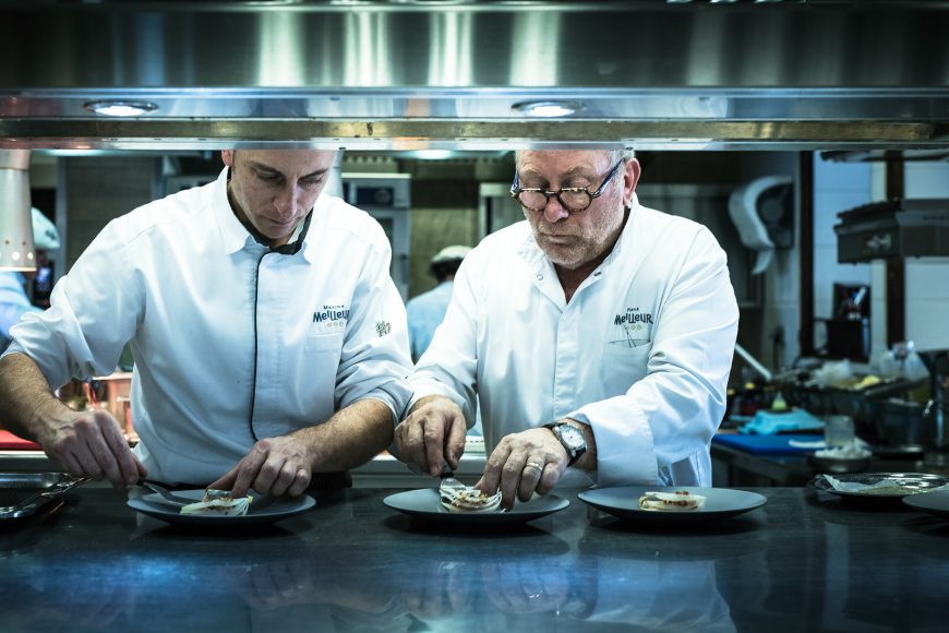 La Bouitte Restaurant René Maxime Meilleur Maxime et Rene Meilleur en cuisine