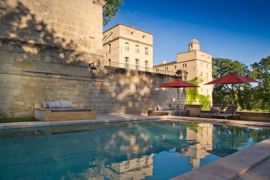  La piscine du Château de Pondres © Week-ends de rêve.